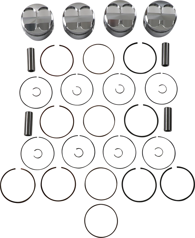 JE PISTONS Piston Kit - 72.00 mm - 12.0:1 CR - Honda 138979