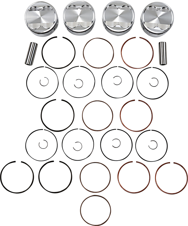 JE PISTONS Piston Kit - 81.00 mm - 11.0:1 CR - Suzuki 201165