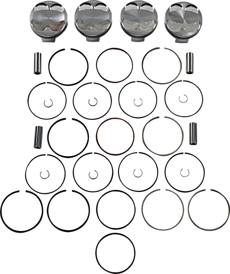 JE PISTONS Piston Kit - 76.00 mm - 13.5:1 CR Suzuki 247631