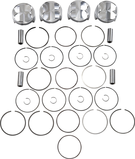 JE PISTONS Piston Kit - 84.00 mm - 13.5:1 CR - Suzuki 262287