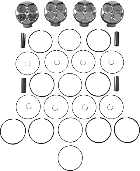 JE PISTONS Piston Kit - 69.00 mm - 13.2:1 CR - Suzuki 308645
