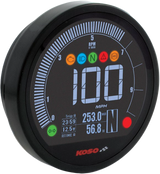 KOSO DL-04HD Multifunction Digital Gauge for Harley-Davidson 2012-2017 Softail and Dyna Models