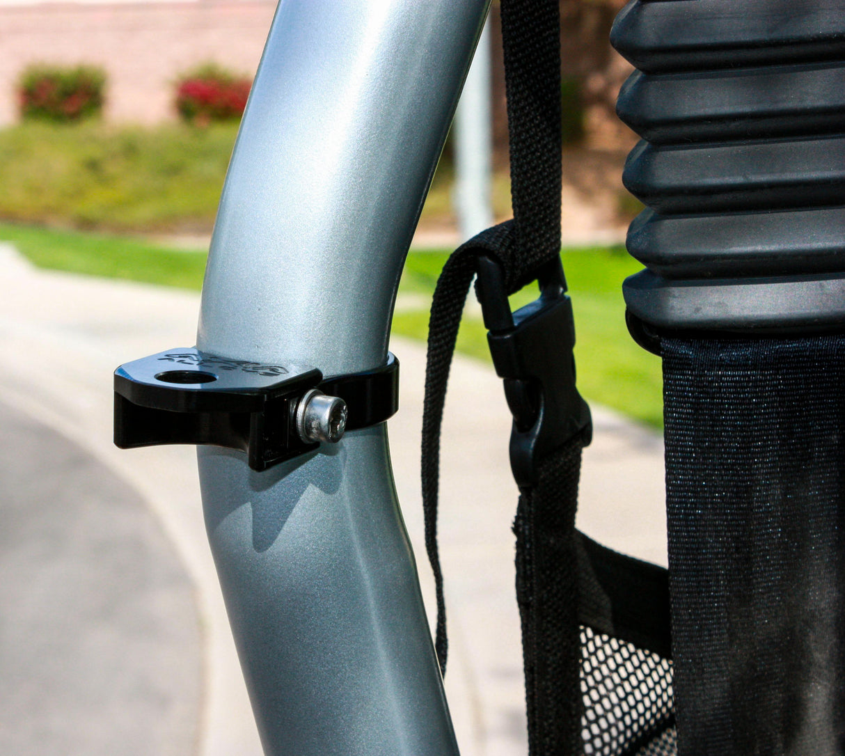 AXIA MODVW-BK Vertical Whip Mount - 0.5 inch Black with 1 Clamp for Vehicle Fitment