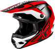 Fly Racing Kinetic Crest Helmet for Off-Road Motorcycle Riders – Large, Red/Black/White, DOT & ECE22.06 Approved