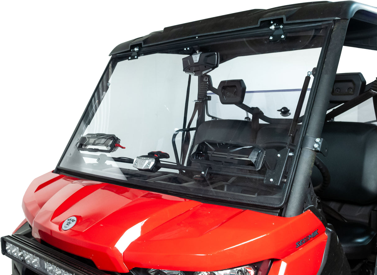 Seizmik Flip Up Windshield Kit for Can-Am Defender HD Models, Part 50-50247KIT