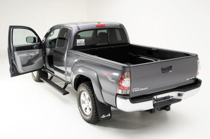 AMP Research PowerStep Automatic Running Board for 2016-2023 Toyota Tacoma Double & Access Cab - Black