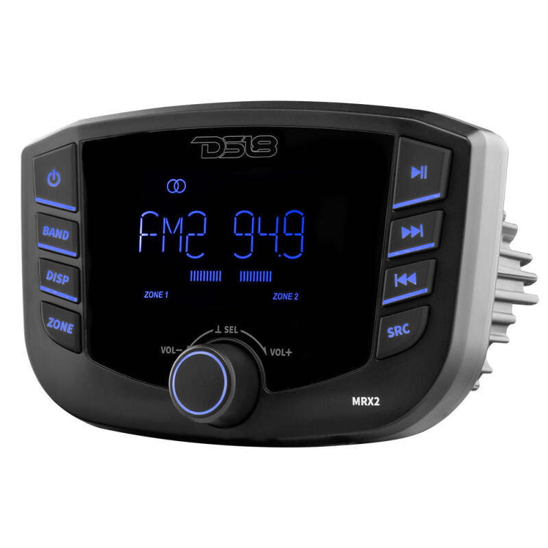 DS18 MRX2 3-Inch LCD Screen Powersports Headunit with Bluetooth & RDS – Fits Compatible Vehicles