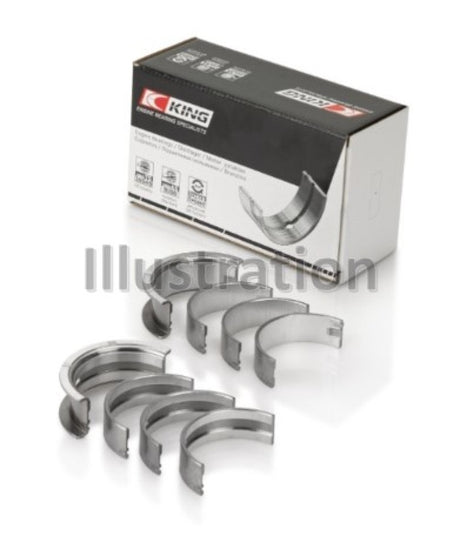 King Engine Bearings 87-90 Subaru Justy Main Bearing Set (Size 0.25 Oversized)