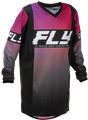 Fly Racing Youth F 16 Jersey Black/Red/Purple for Motocross and Off-Road Bikes