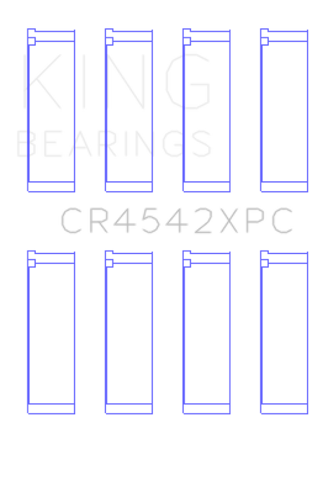 King Engine Bearings Honda K-Series pMaxKote Performance Rod Bearing Set - Size STDX