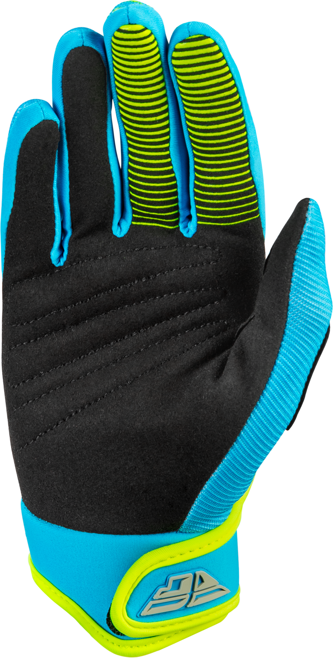 Fly Racing Youth F 16 Gloves Blue/Hi Vis - All-Around Performance Riding Gloves for Motorcycles and ATV