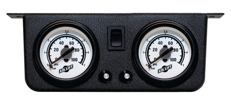 Air Lift Dual Gauge Panel Assembly for 25812 - Reliable Automotive Air Management System