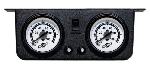 Air Lift Dual Gauge Panel Assembly for 25812 - Reliable Automotive Air Management System