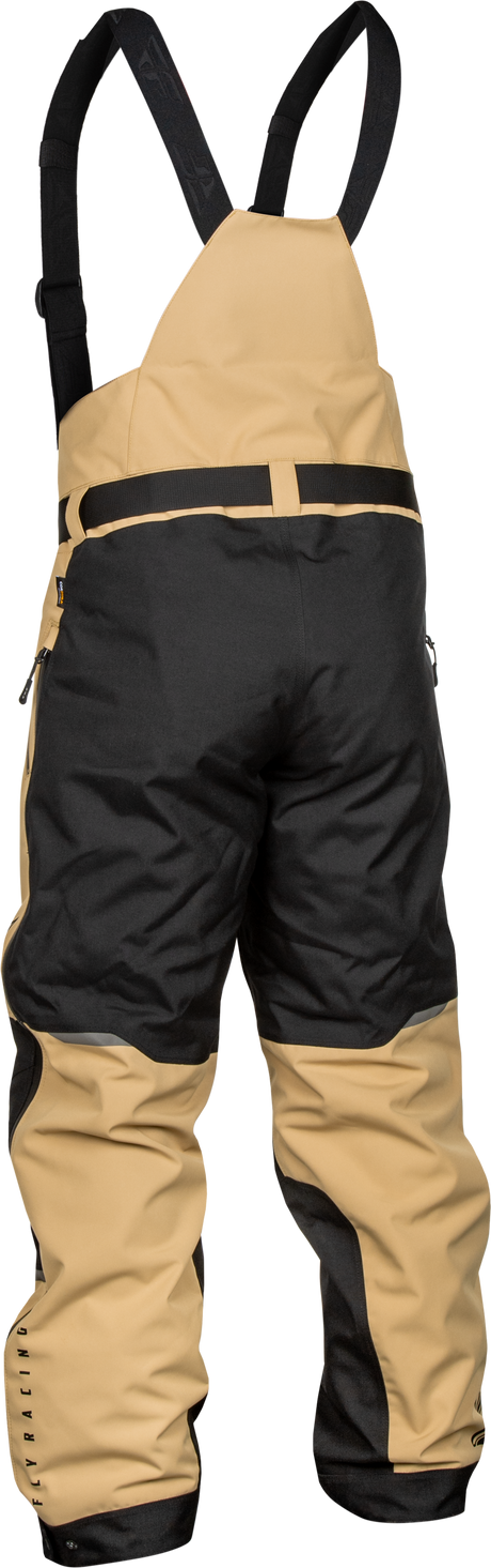 Fly Racing Carbon Bib Black and Tan Medium for Off-Road Motorcycles