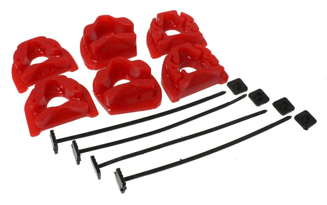 Energy Suspension 16.1106R Red Polyurethane Motor Mount for 1994-2001 Acura Integra & 1995-2000 Honda Civic Si (Manual Transmission)