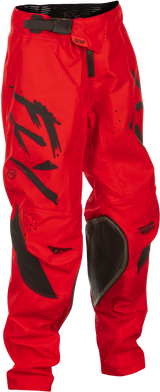 Fly Racing Kinetic Stoke Pant for Motocross - California/Nevada Red/Black, Size 22