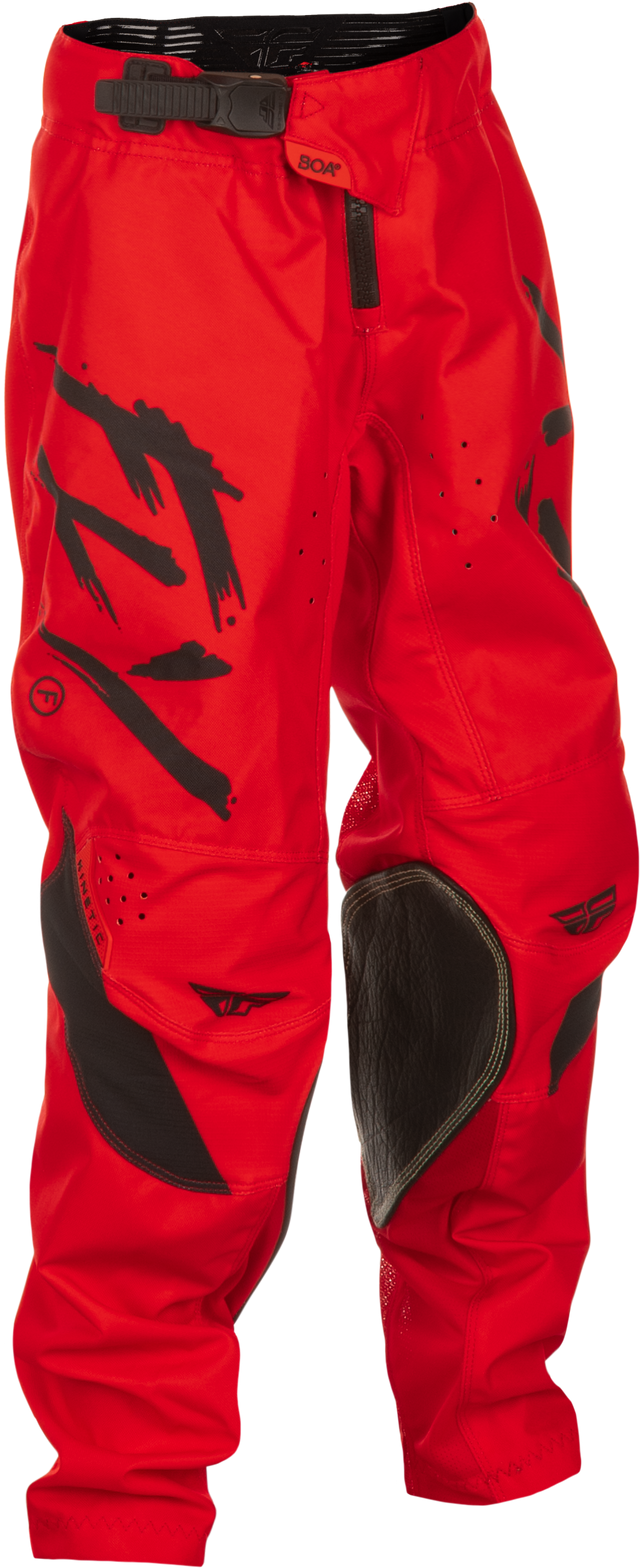 Fly Racing Kinetic Stoke Pant for Motocross - California/Nevada Red/Black, Size 20
