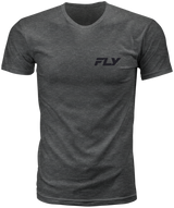 Fly Racing Fly Freeride Tee Grey Small - Comfortable Crew Neck T-Shirt for Motocross and Off-Road Vehicles