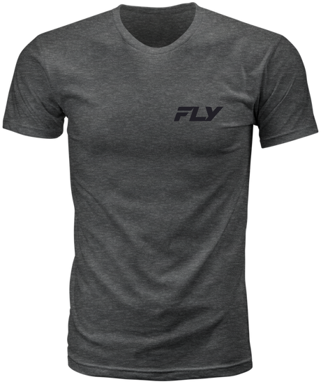 Fly Racing Fly Freeride Tee Grey Small - Comfortable Crew Neck T-Shirt for Motocross and Off-Road Vehicles