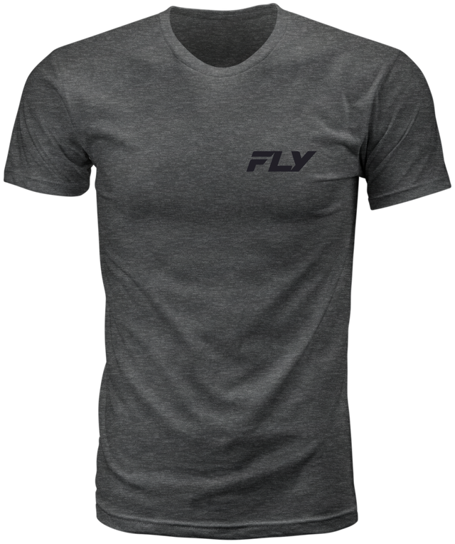Fly Racing Fly Freeride Tee Grey Small - Comfortable Crew Neck T-Shirt for Motocross and Off-Road Vehicles