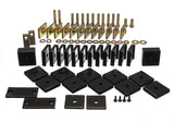 Energy Suspension Toy Land Cruiser Body Mount Set - Black | Part Number 8.4104G | Fits 1970-1978 Toyota Land Cruiser