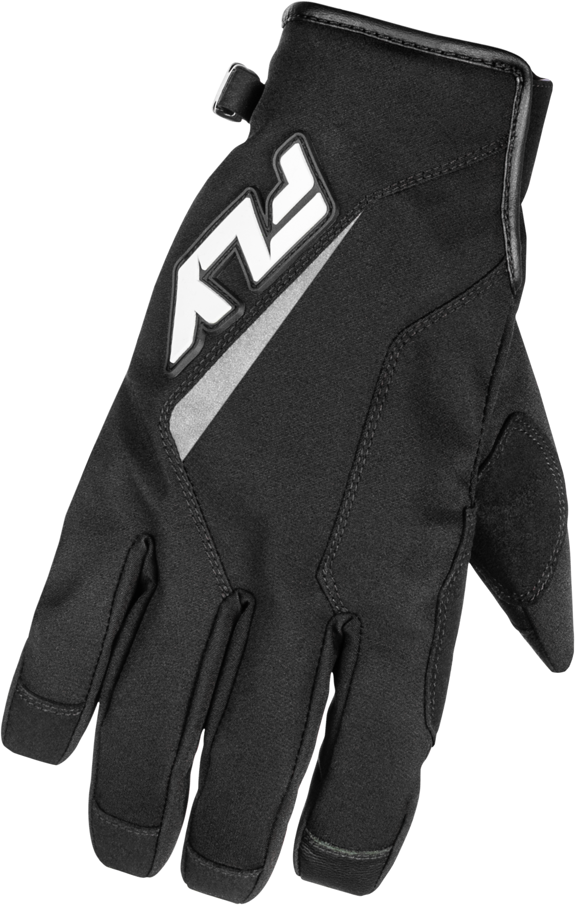 Fly Racing Youth Title Gloves Black/White - Cold Weather Motocross Gloves for Kids