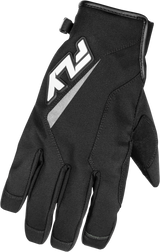 Fly Racing Title Gloves Black/White Large for Motocross and Off-Road Bikes