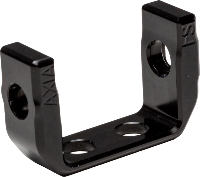 AXIA MODCLFS-BK Flat Surface Mounting Clamp for ATV/UTV Roll Cages, Black