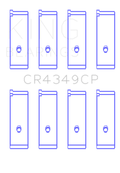 King Engine Bearings Toyota Scion XA/XB 1NZFE (Size STD) Tri-Metal Copper Lead Rod Bearing Set