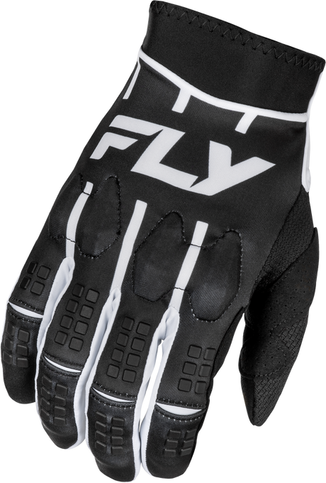Fly Racing Evolution DST Gloves Black/White XS - Motorcycle Racing Gloves with Touch Screen Compatibility for Sport Bikes and Cruisers