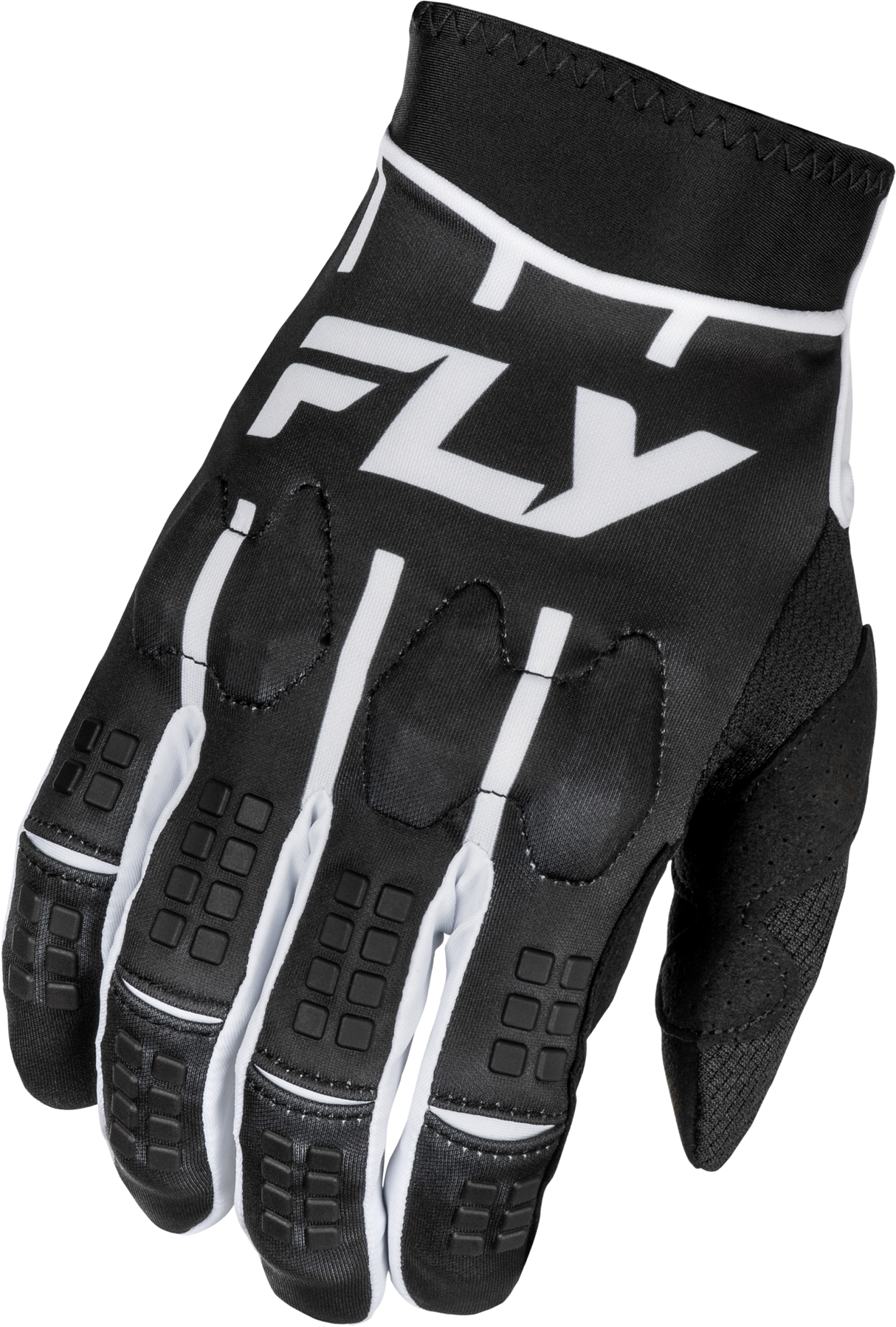 Fly Racing Evolution DST Gloves Black/White for Motocross and Off-Road Vehicles