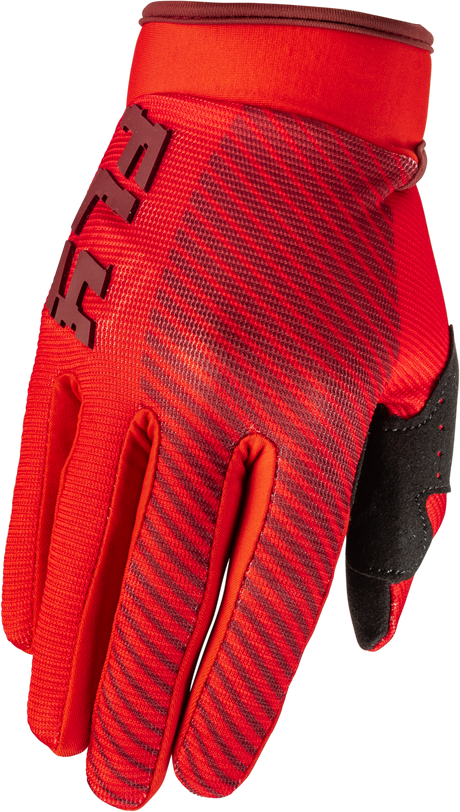 Fly Racing Youth F 16 Gloves for Off-Road and Motocross - Red, Youth Size Y2XS