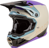 Fly Racing Formula CC Glide Helmet Purple/Stone/Black XS – Motorcycle Helmet for Street and Off-Road Use
