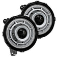 Oracle Oculus Bi-LED Projector Headlights for Jeep JL/Gladiator JT Satin Silver 5500K
