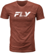 Fly Racing Fly Worldwide Tee Red - Premium Crew Neck T-Shirt for Off-Road and Motocross Vehicles