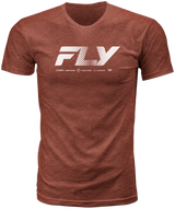 Fly Racing Worldwide Tee Red 2X - Premium Cotton Motorcycle T-Shirt, Contoured Fit for Men and Women