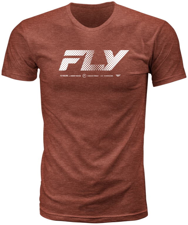 Fly Racing Worldwide Tee Red 2X - Premium Cotton Motorcycle T-Shirt, Contoured Fit for Men and Women