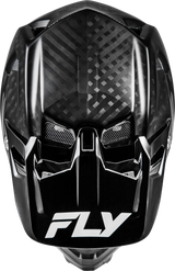 Fly Racing Werx R Carbon Helmet Black for Large Sizes - Enhanced Impact Protection and Ventilation