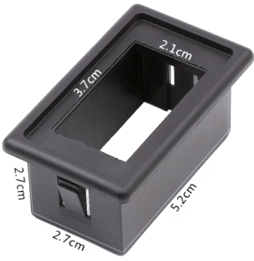 Open Trail SM106-010 Snap In Switch Adapter 3 Pack for Polaris Vehicles with Large Switch Openings