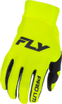 Fly Racing Pro Lite Gloves Hi Vis/Black XL - Lightweight Race Gloves with Touch Screen Compatibility