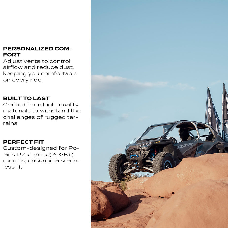 2025 Polaris Pro XP / Pro S Front Windshield