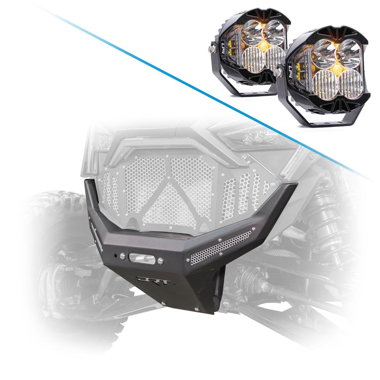 DRT Polaris RZR Pro R / Turbo R 2020-2024 Front Winch Bumper