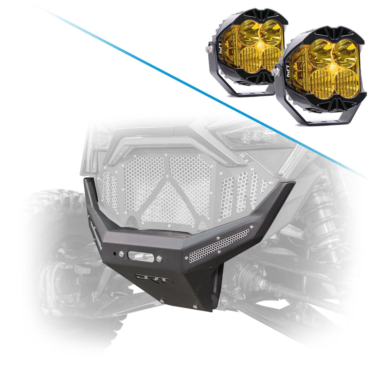 DRT Polaris RZR Pro R / Turbo R 2020-2024 Front Winch Bumper