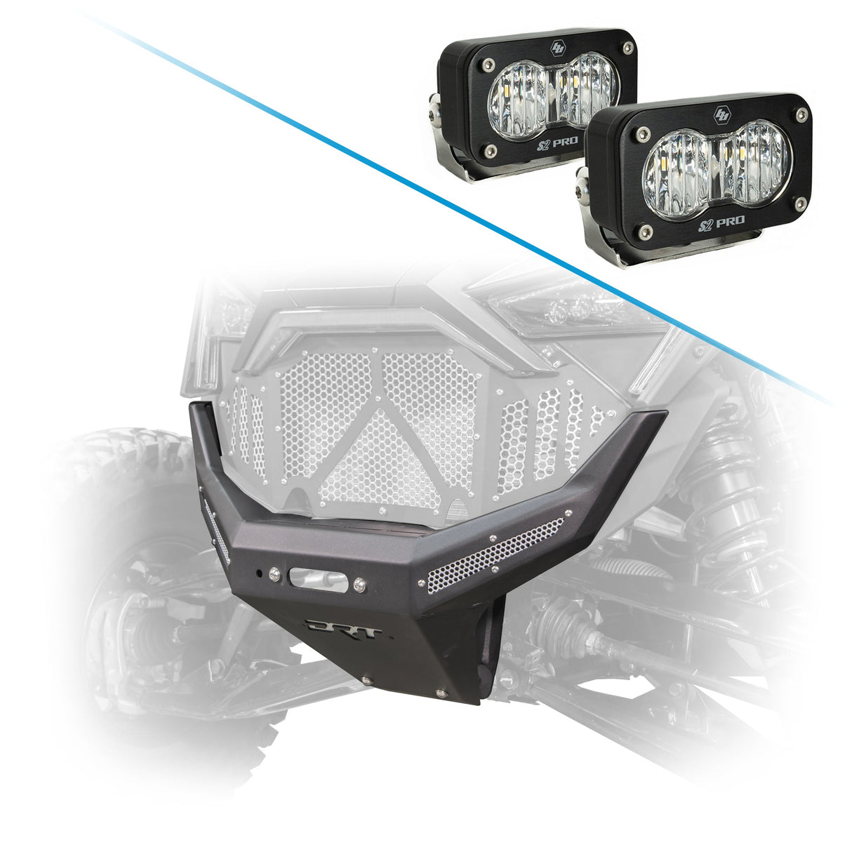 DRT Polaris RZR Pro R / Turbo R 2020-2024 Front Winch Bumper