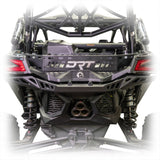Cargo management rack for Can-Am X3 with center braces for 36-pack cooler