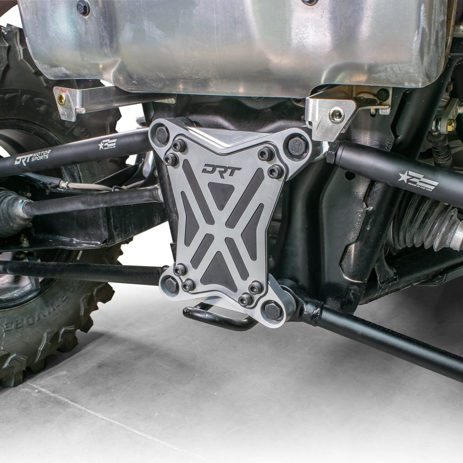 Polaris RZR Pro XP 3-Piece Radius Rod Plate | DRT Motorsports