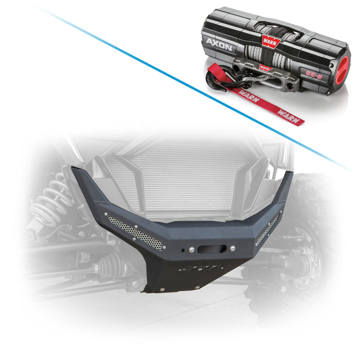 DRT Motorsports Polaris Polaris RZR Pro XP 2020-2024 Front Winch Bumper