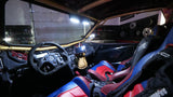 UTV Rearview Mirror built in LED dome light (Fits: RZR, X3, Rangers)
