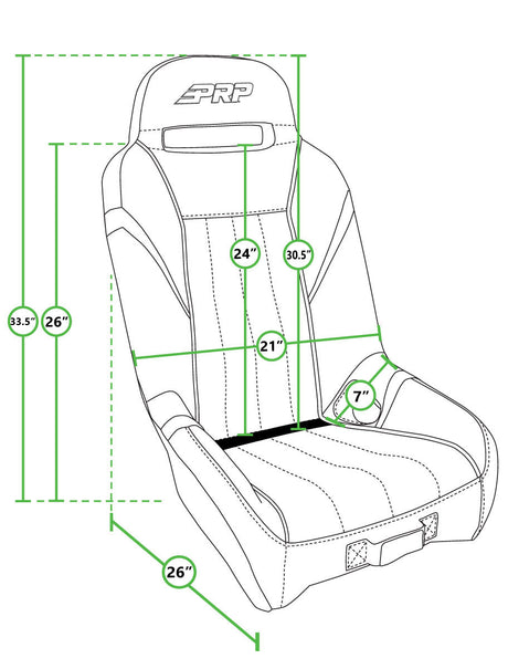 GT/S.E. Suspension Seats Kit for Honda Talon (Pair)
