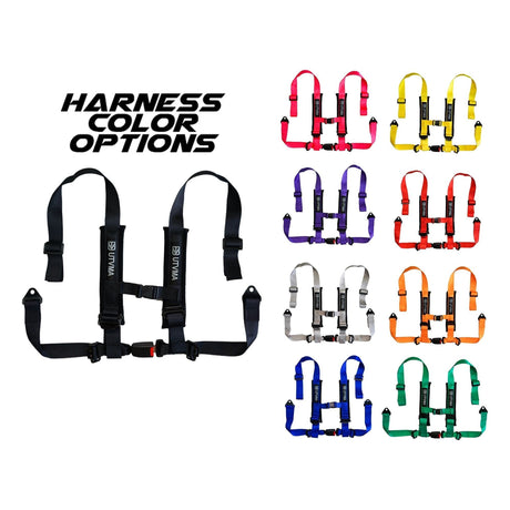 Polaris RZR XP Front / Rear Bench Seat with Harnesses | UTVMA
